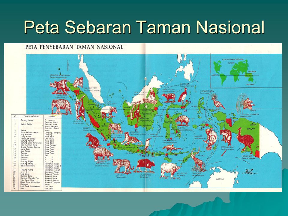 Persebaran Cagar Alam Di Indonesia